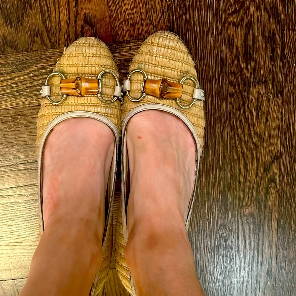 Gucci vintage pumps with horsebit toe piece
